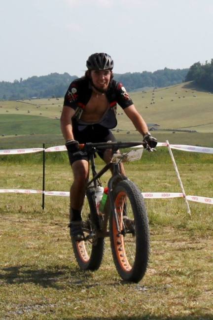 Fat bike finish Fat bike finish